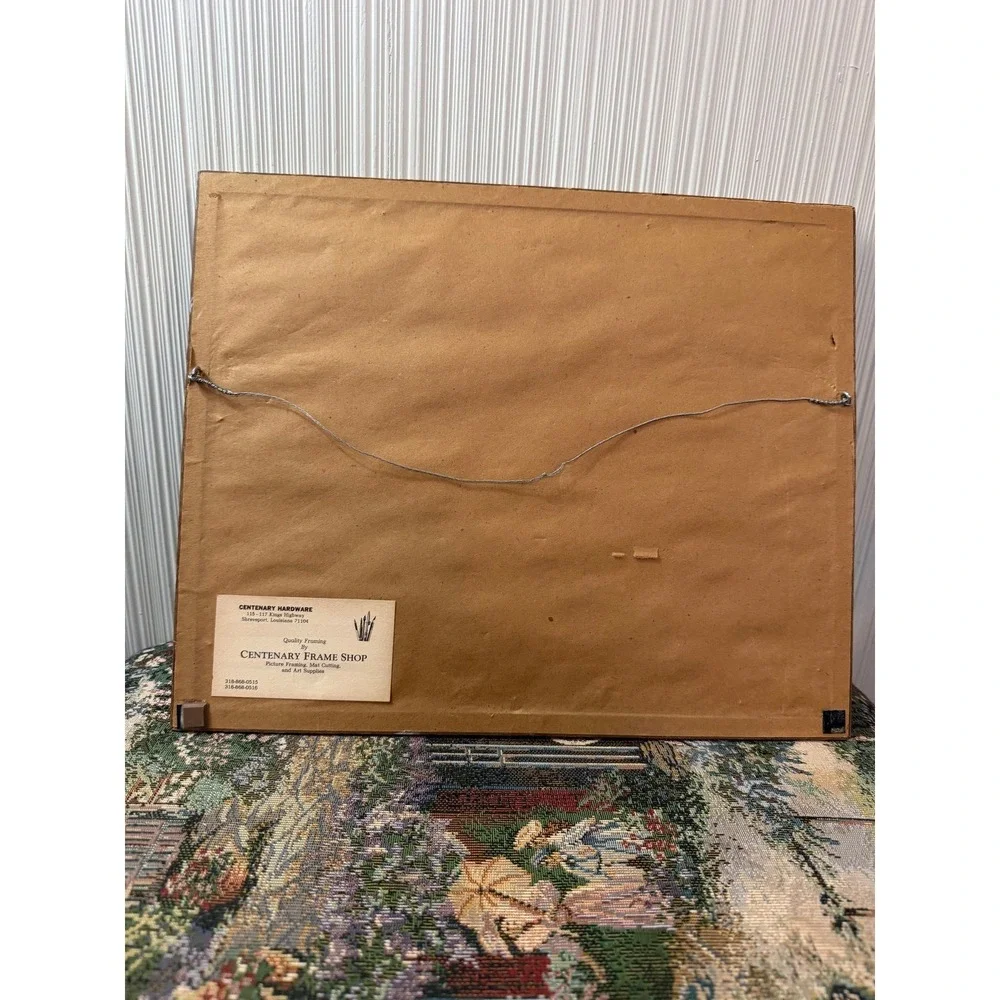 Vintage Framed Cross Stitch 